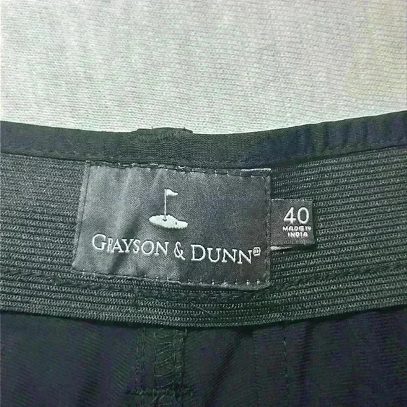 Grayson & Dunn Black Shorts with Front/Back Pockets Stretch Men’s Size 40 NWOT - Picture 5 of 12